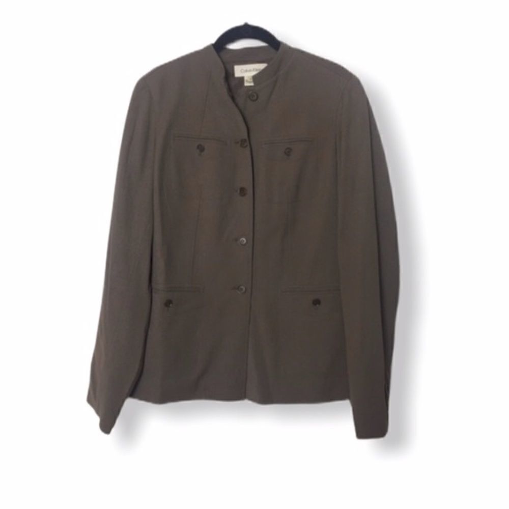 Calvin Klein SZ 6 basic lightweight jacket - image 2